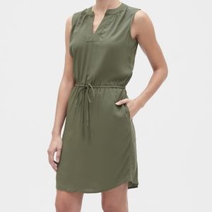GAP Olive Green Sleeveless Dress